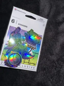Pokemon Center EUIC 2026 Exclusive 6 stickers London chrome sticker set collect - Image 1