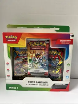 Pokemon TCG - First Partner Series 1 Illustration Collection NIB Factory Sealed - Image 1