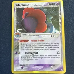 Pokemon TCG Vileplume EX Holon Phantoms 17/110 Holo Holo Rare - Image 1