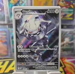 Steelix 150/132 Illustration Rare ME01: Mega Evolution NM Pokemon - Image 1