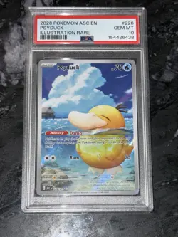 2026 POKEMON ASC EN-ASCENDED HEROES ILLUSTRATION RARE #226 PSYDUCK PSA 10 - Image 1