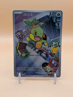 Pokemon Turtwig MEP 040 First Partner Illustration Rare Promo 30th Anniversary - Image 1