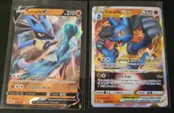 Lucario V 078/189 & Lucario VSTAR SWSH214 Sword & Shield Promo Pokemon TCG - Image 1