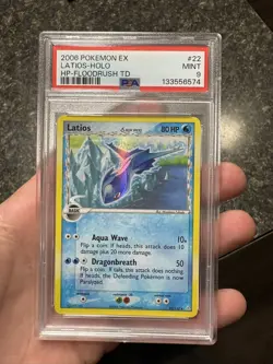 PSA 9 2006 POKEMON EX HOLON PHANTOMS FLOODRUSH THEME DECK 22 LATIOS HOLO - Image 1