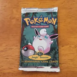 Pokemon Jungle Booster Pack Wizards of the Coast - Wigglytuff (Wrapper Only) - Image 1