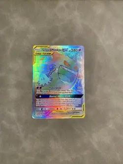 Gengar & Mimikyu GX 186/181 Rainbow Secret Rare - S&M: Team Up - Pokemon - Image 2