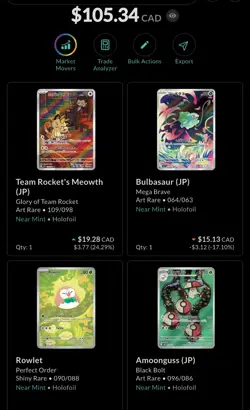 Pokemon TCG Lot Of 18 Double Rare/Art NM Japanese All In Binder - Image 2