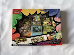 Pokemon TCG Ascended Heroes First Partner Deluxe Pin Collection Box - Sealed New - Image 1