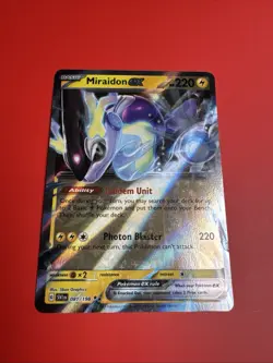 Miraidon EX ~ Pokemon Scarlet & Violet ~ Full Art Ultra Rare 081/198 - Image 2