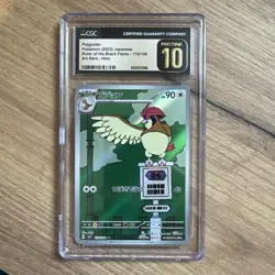 Pidgeotto 119/108 AR Ruler Of The Black Flame Pokemon Japanese CGC 10 PRISTINE - Image 1