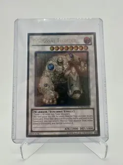 Yugioh Colossal Fighter Unlimited Edition Ultimate Rare TU05-EN000 NM/M - Image 1