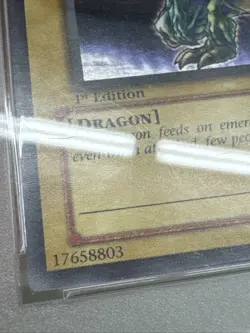 2003 Yu-Gi-Oh! Luster Dragon Legacy of Darkness 050 LOD 1st Edition PSA 10 - Image 3