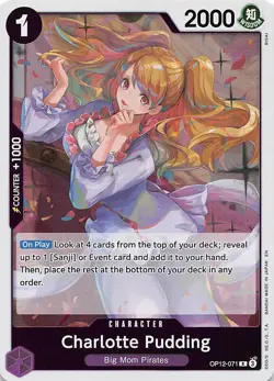 Charlotte Pudding Foil OP12-071 Legacy of the Master One Piece - Image 1