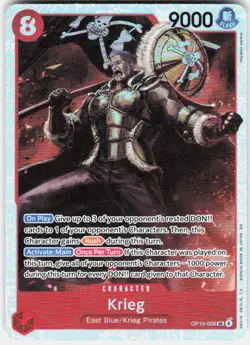 Krieg Foil OP15-008 Adventure on Kami's Island One Piece - Image 1