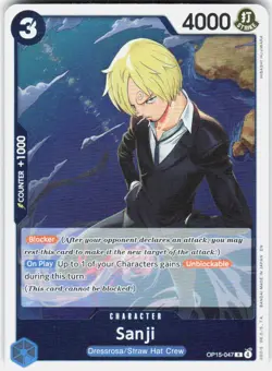 Sanji Foil OP15-047 Adventure on Kami's Island One Piece - Image 1