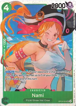 Nami Foil OP14-031 The Azure Sea's Seven One Piece - Image 1