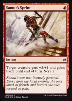 Samut's Sprint - Near Mint MTG War of the Spark - Image 1