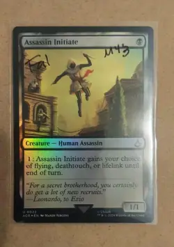 Assassin Initiate - 22 Foil MTG ACR - Image 1