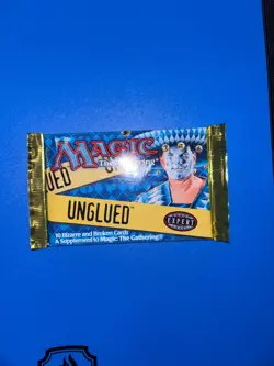 Magic: The Gathering - UNGLUED Single Booster Pack [10] Cards SEALED. - Image 1