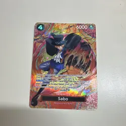 Sabo Full Art Foil P-105 One Piece CCG Character Card 6000 Power - Image 1