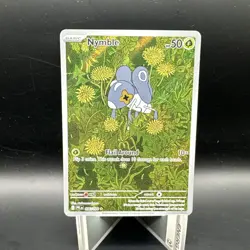 Nymble 096/094 Holo Illustration Rare Phantasmal Flames Pokemon Card - Image 1