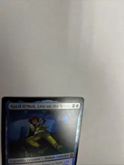 April O’Neil Live On The Scene Surge Foil TMNT Card #0009 MTG LP - Image 3