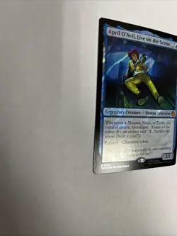 April O’Neil Live On The Scene Surge Foil TMNT Card #0009 MTG LP - Image 5