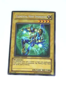 Elemental Hero Sparkman EHC2-EN001 Limited Edition Card - Image 1