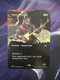 MTG Voice of Victory Borderless Tarkir Dragonstorm Regular Card NM - TDM 0331 - Image 1