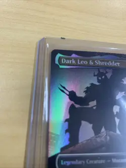 Dark Leo & Shredder (Borderless) Teenage Mutant Ninja Turtles Foil - Image 2