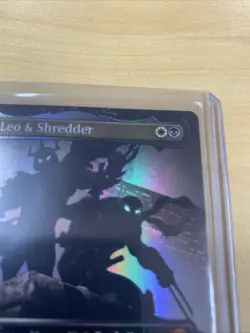 Dark Leo & Shredder (Borderless) Teenage Mutant Ninja Turtles Foil - Image 3