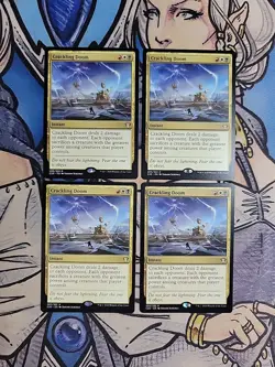 4x Crackling Doom - NM/M Commander 2020 C20 MTG Magic - Image 1