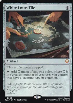 Magic The Gathering White Lotus Tile Foil M 0262 PWE - Image 1
