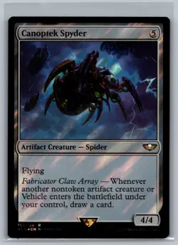 MTG Universes Beyond: Warhammer 40,000 Canoptek Spyder (Surge Foil) #151/168 40k - Image 1