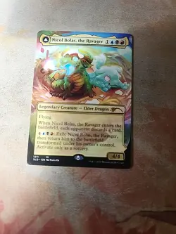 Nicol Bolas, The Ravager Thick Stock Secret Lair MTG NM - Image 1