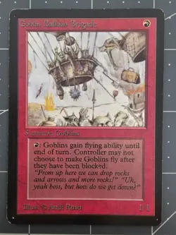 MTG ⭐ Beta Edition ⭐ Goblin Balloon Brigade ⭐ Vintage Legacy ⭐ - Image 1