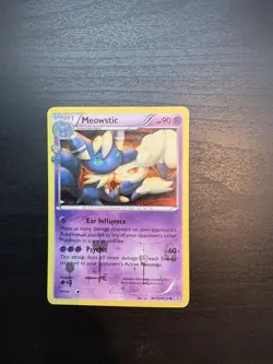 Pokemon - Meowstic Uncommon Holo RC15/RC32 - Generations Radiant Collection 2016 - Image 1