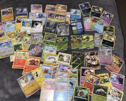 Pokemon Card Bundle Full Art Holo Vintage Reverse Pokemon GO Rare Job Lot NM - Image 1