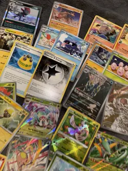 Pokemon Card Bundle Full Art Holo Vintage Reverse Pokemon GO Rare Job Lot NM - Image 2