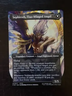 MTG Final Fantasy English Sephiroth, Fabled Soldier Borderless 0317 Non-Foil - Image 2