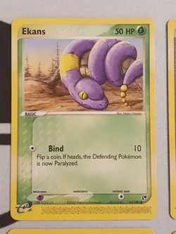 Pokemon Karten Sammlung Ex Sandsturm Set Englisch 8 x Pokemon Master TCG - Image 4