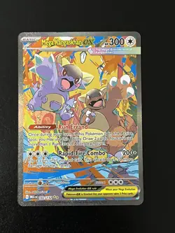 Mega Kangaskhan EX #182/132 SIR Mega Evolution Pokemon - NM - Image 2