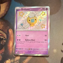 Pokemon TCG Drifloon 155/091 SV: Paldean Fates Shiny - Image 1