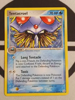 Pokemon Karte Tentoxa 51/101 EX HIDDEN LEGEND Set 2004 Pokemon TCG NM Vintage - Image 2