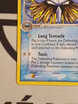 Pokemon Karte Tentoxa 51/101 EX HIDDEN LEGEND Set 2004 Pokemon TCG NM Vintage - Image 5