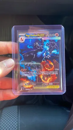 Pokemon TCG Mega Charizard X EX Holo Secret Rare 125/094 - Image 1