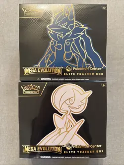 Pokemon Center TCG - Mega Evolutions - Elite Trainer Box (ETB) x2 - BUNDLE! - Image 1