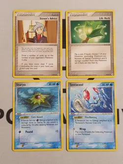 Pokemon Karten Sammlung Ex Hidden Legends Set - Pokemon 4 x Lot TCG 2004 - Image 1