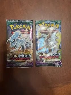 Pokemon TCG: Sun & Moon- (2) GUARDIANS RISING Booster Packs- NEW/FACTORY SEALED - Image 1