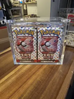 36x Pokemon Scarlet Violet 151 Booster Pack Lot Factory Sealed W/acrylic Holder - Image 1